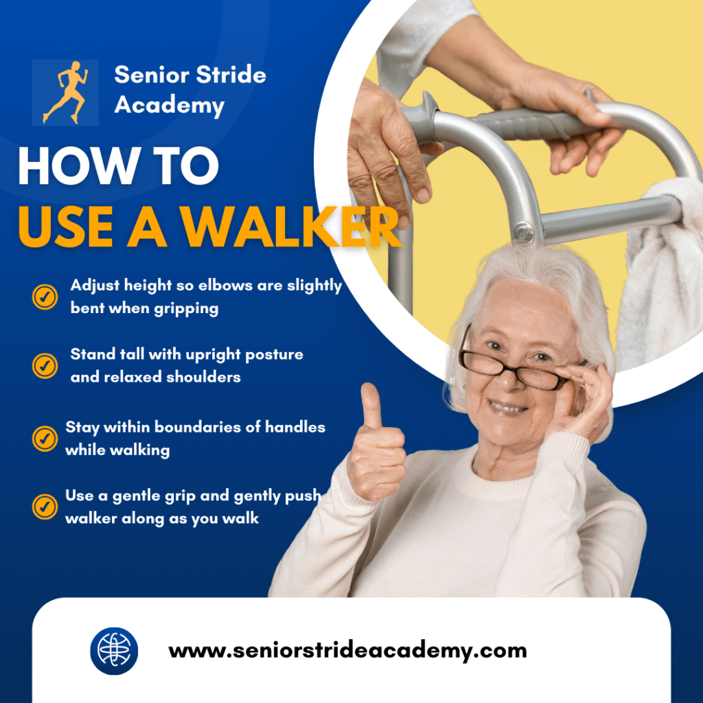 how to use walker properly