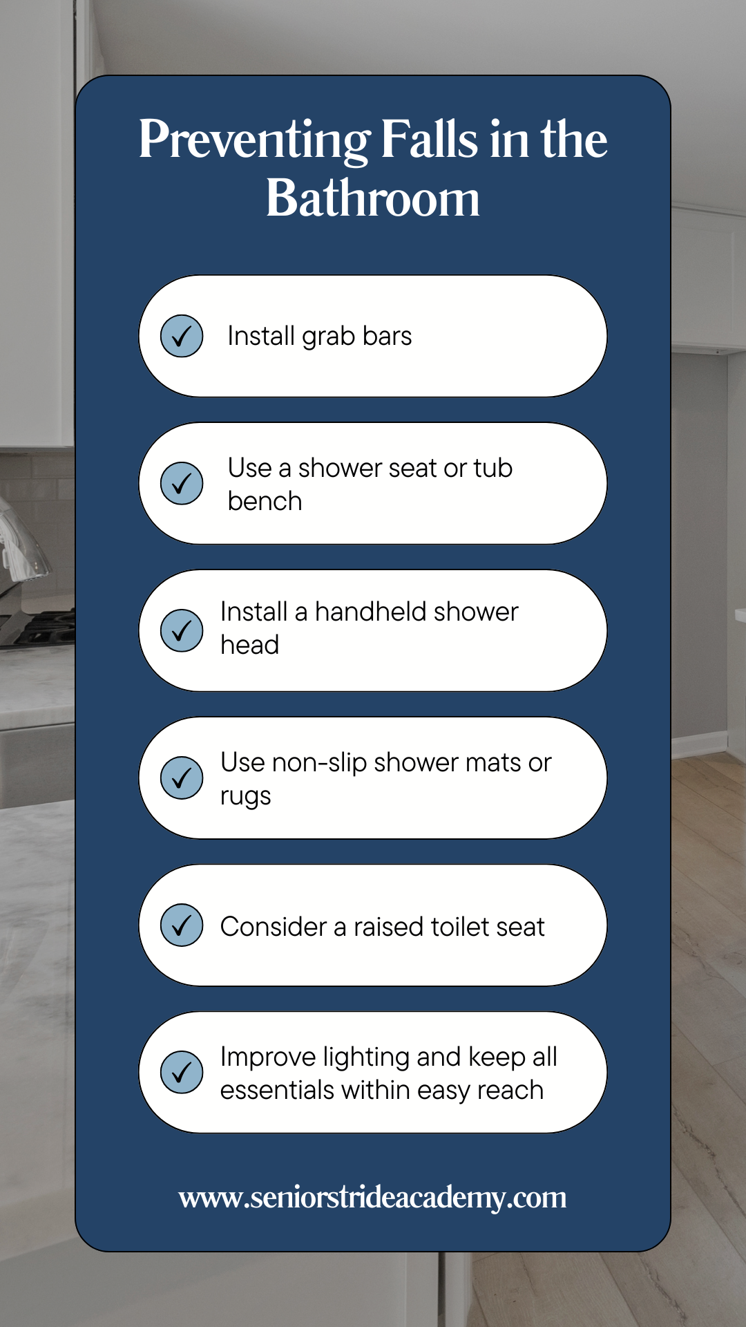 Bathroom Safety for Seniors - Top Tips to Prevent Falls - Senior Stride ...