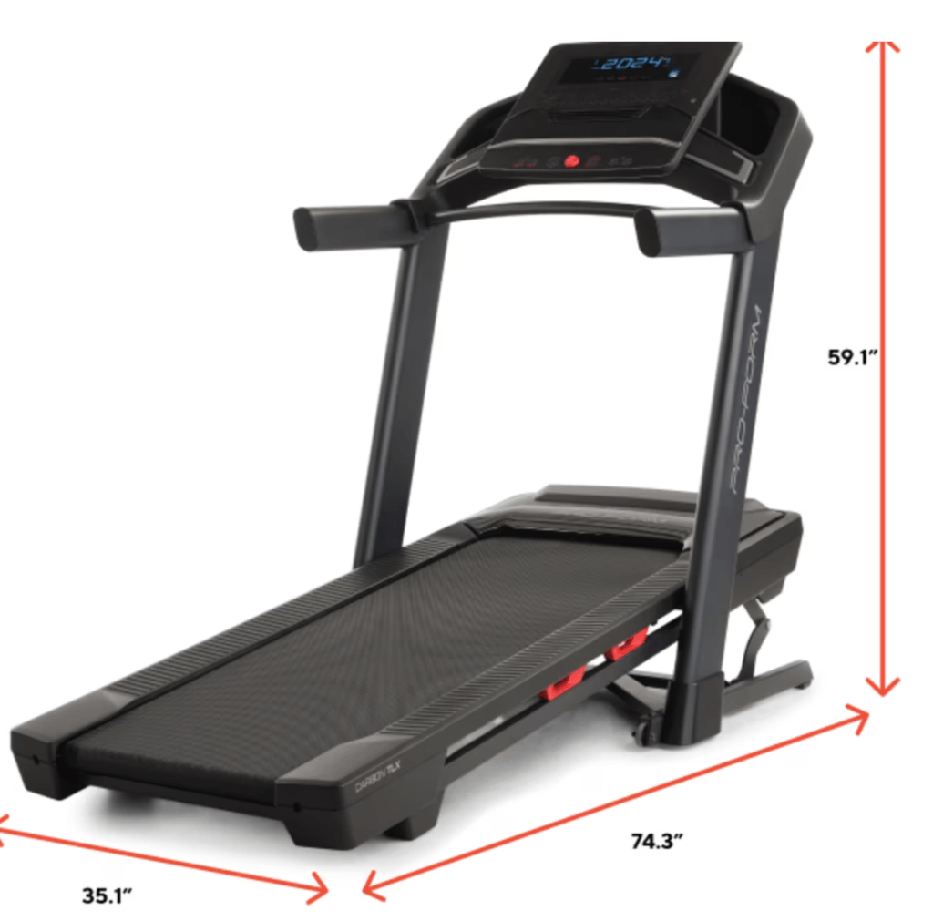 proform carbon tlx pro treadmill