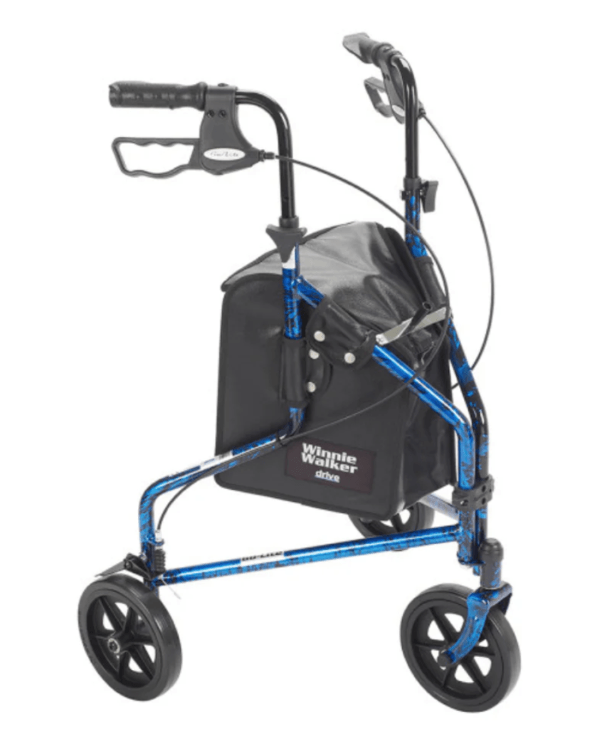 drive medical 3 wheel rollator
