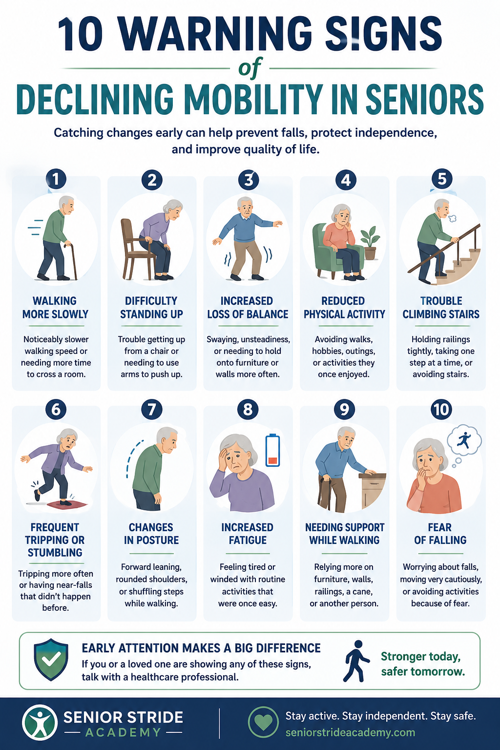 Warning Signs of Declining Mobility in Seniors | Senior Stride Academy ...
