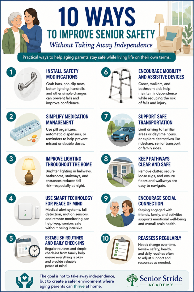 how to balance safety and independence for seniors
