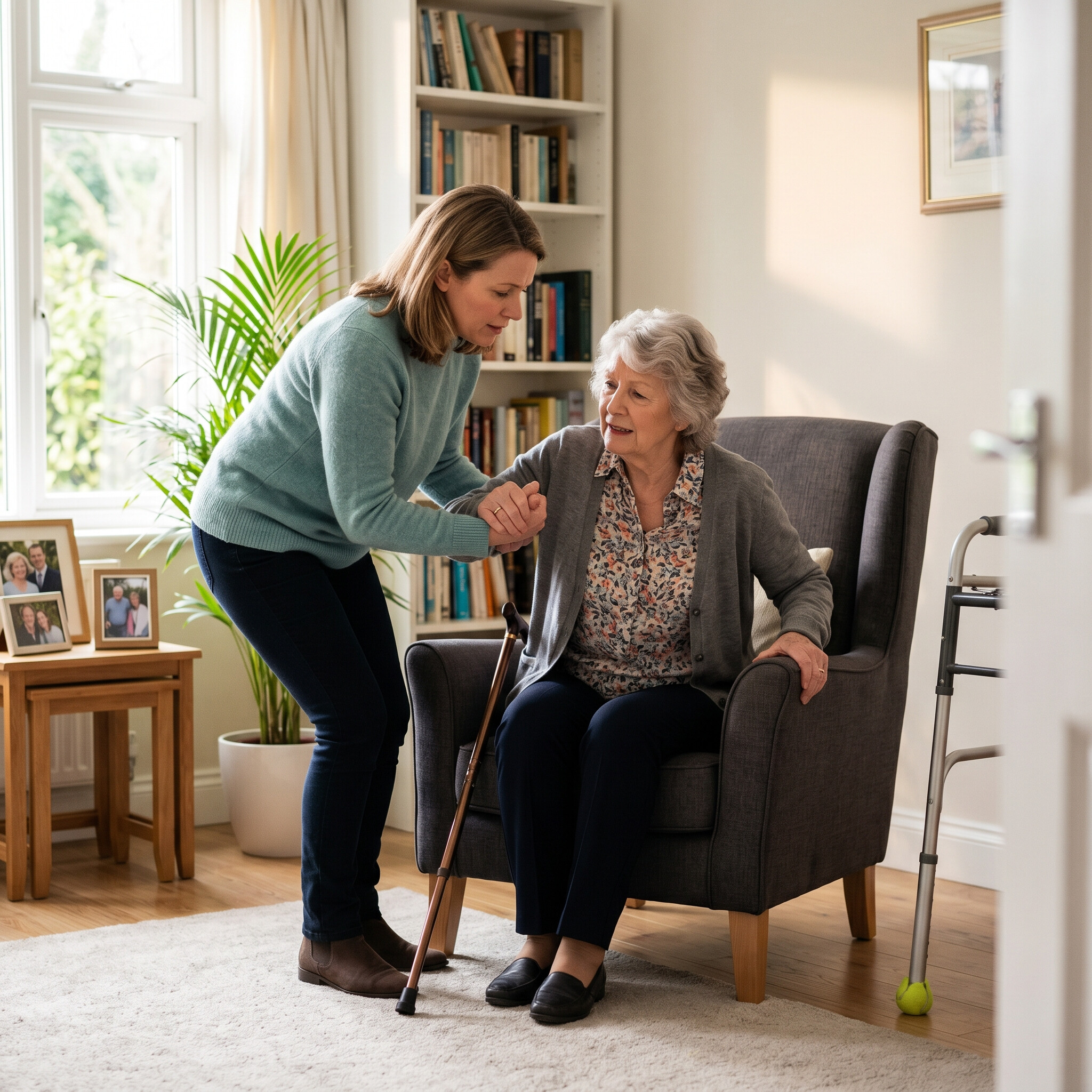 how to tell if senior parent is safe to live alone