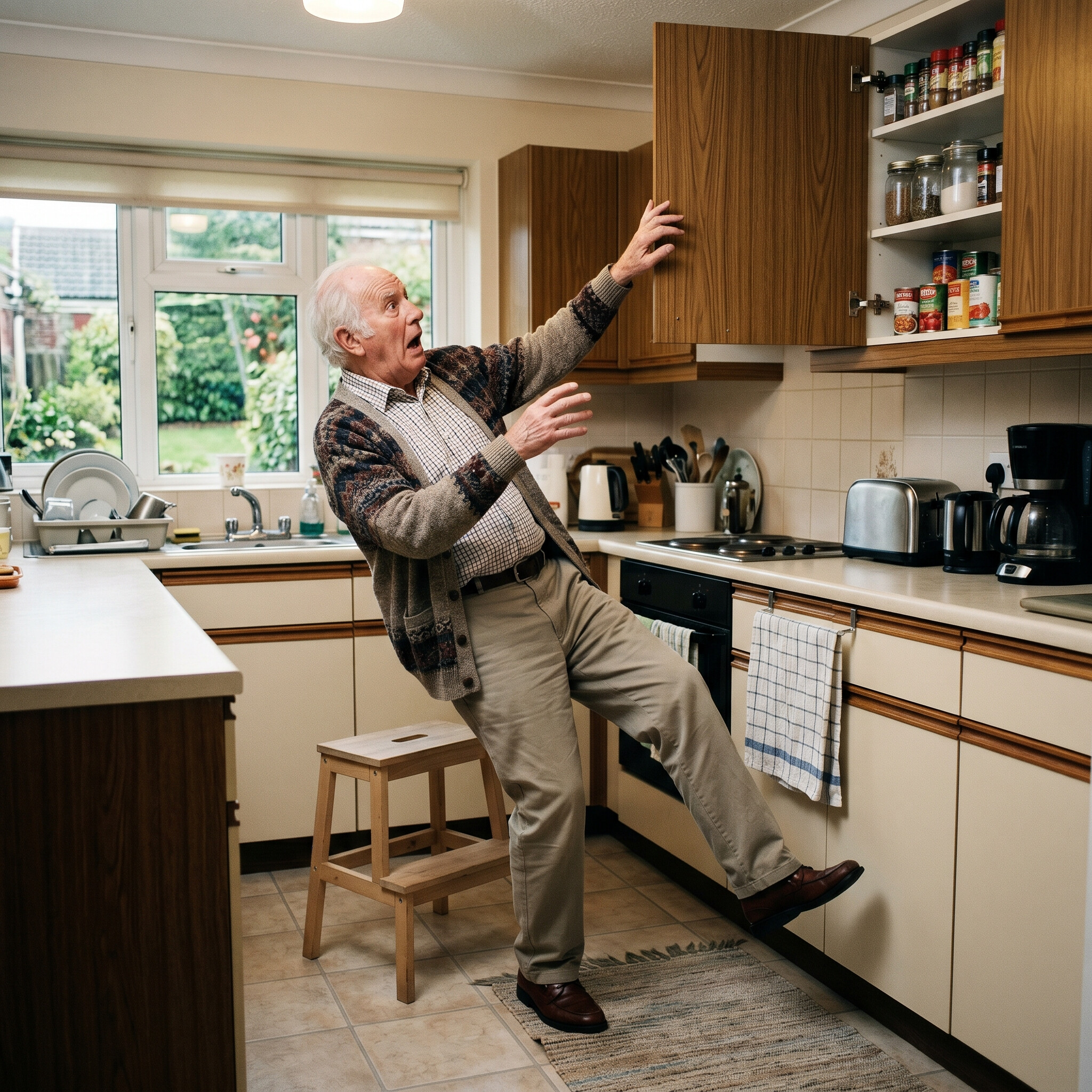 why do seniors fall backwards