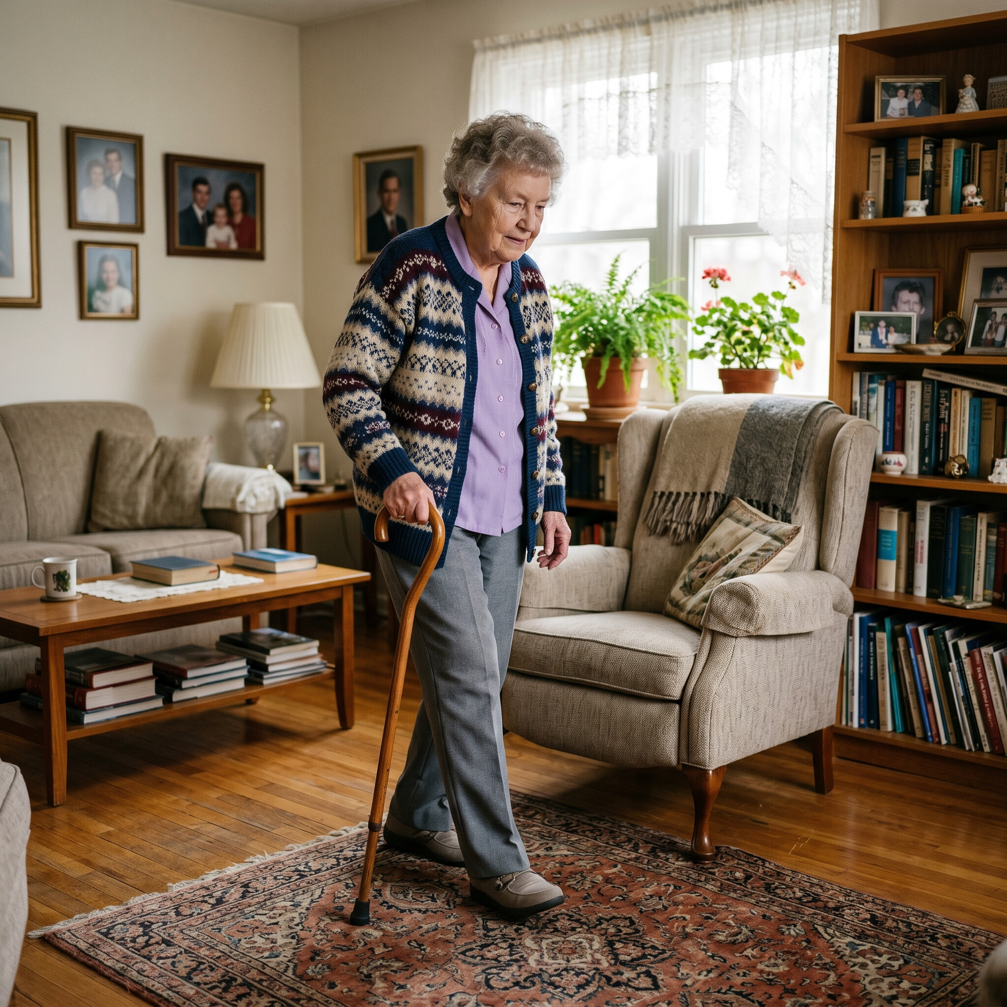 elderly legs suddenly go out