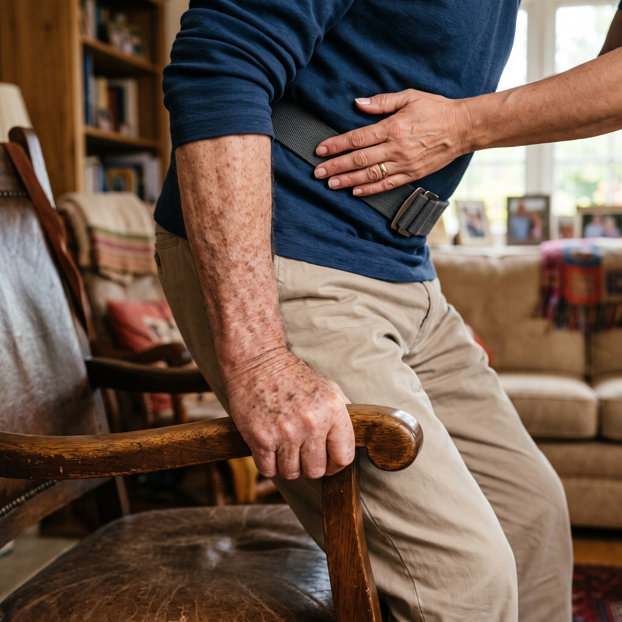 how to help senior stand up easier