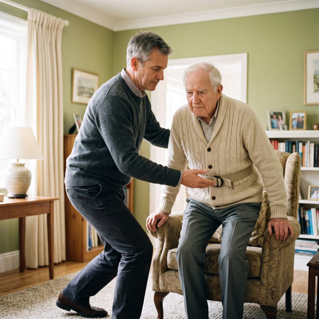 safe transfers for seniors and caregivers