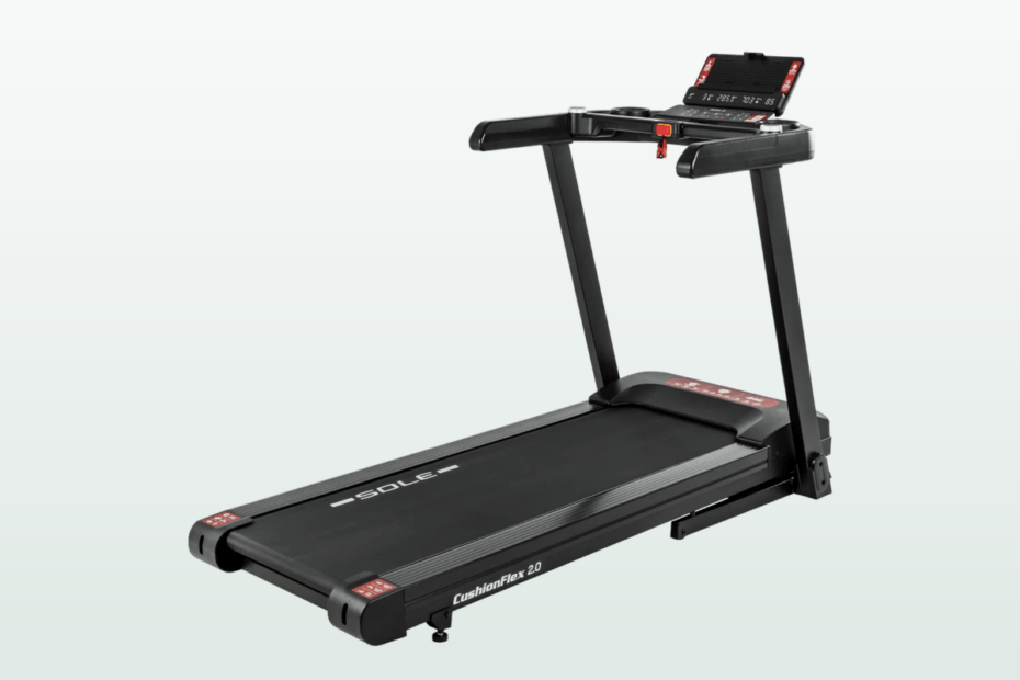 Sole F63 folding treadmill, the top pick for seniors who want to walk at home.