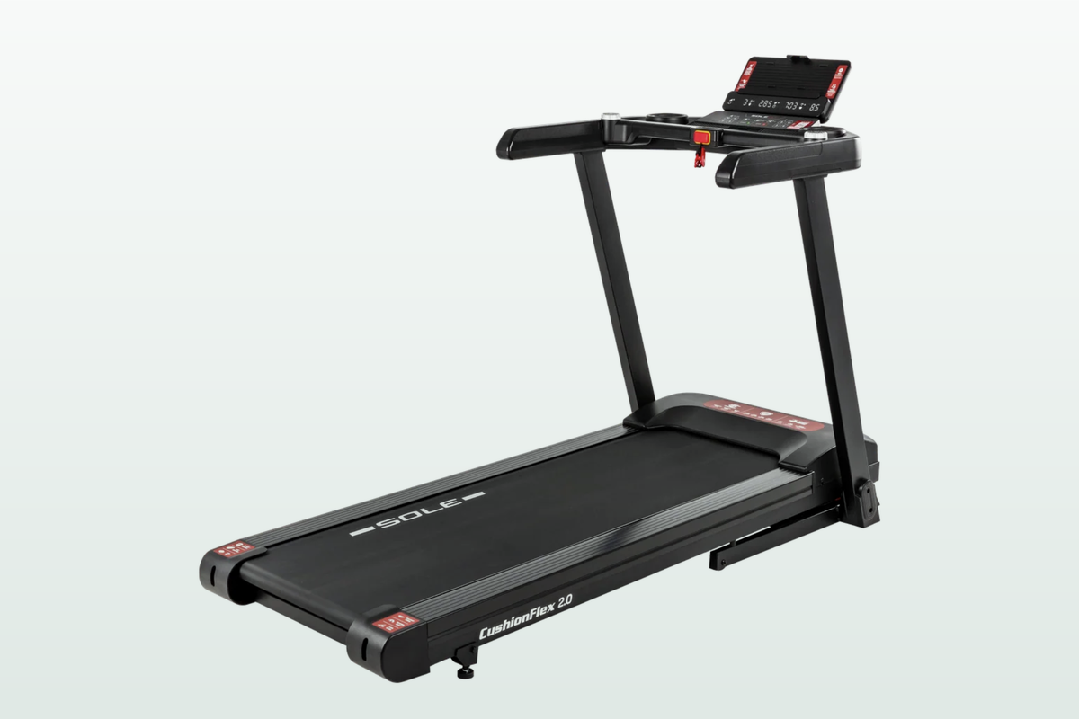 Sole F63 folding treadmill, the top pick for seniors who want to walk at home.